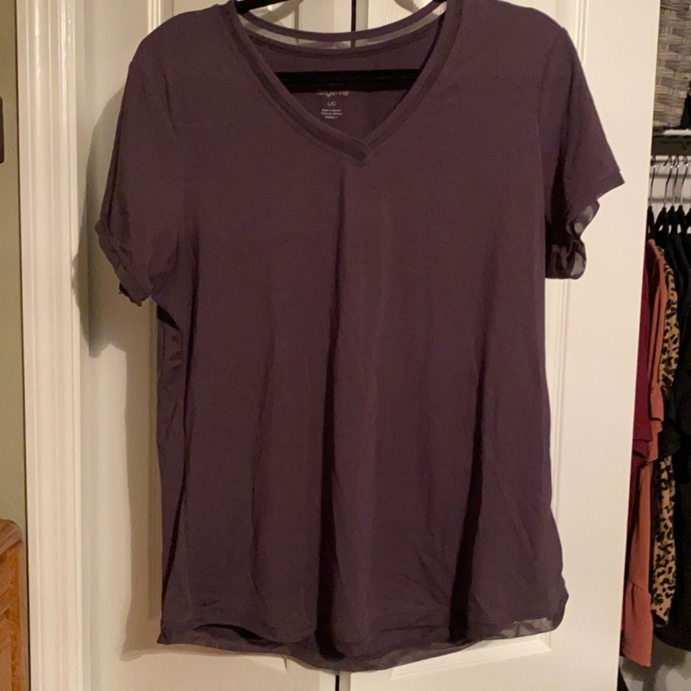 Tangerine Active Top w/ Mesh